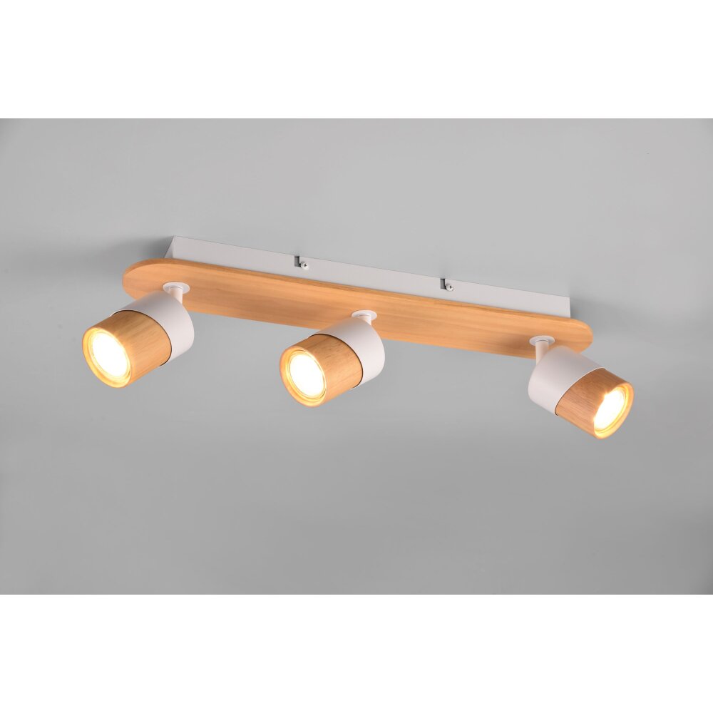 Trio Aruni Plafondlamp Natuurlijke kleuren, 3-lichts main product photo