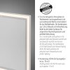 Leuchten-Direkt BEROA Plafondpaneel LED Wit, 1-licht, Afstandsbediening