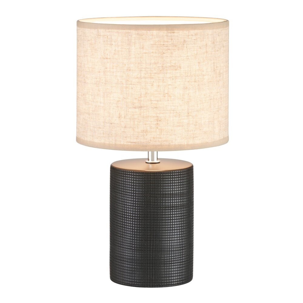 Fischer & Honsel Bois Tafellamp Zwart, 1-licht