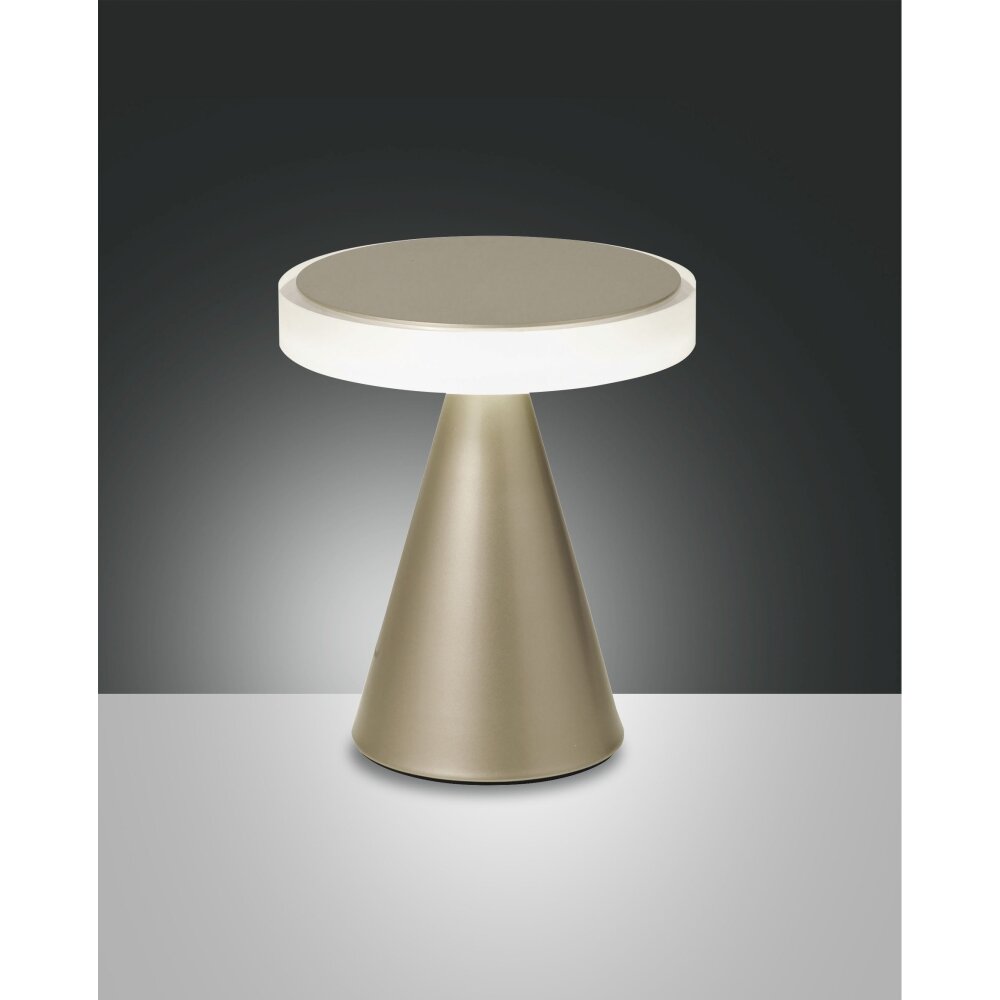 Fabas Luce Neutra Tafellamp LED Goud, 1-licht main product photo
