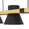Eglo MACCLES Hanger Natuurlijke kleuren, Zwart, 3-lichts