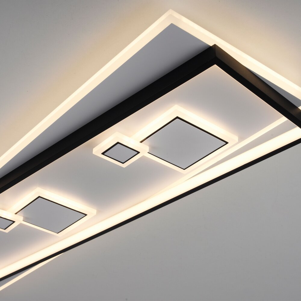 Paul Neuhaus MAILAK Plafondlamp LED Zwart, Wit, 2-lichts