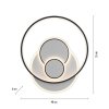 Paul Neuhaus MAILAK Plafondlamp LED Zwart, Wit, 2-lichts