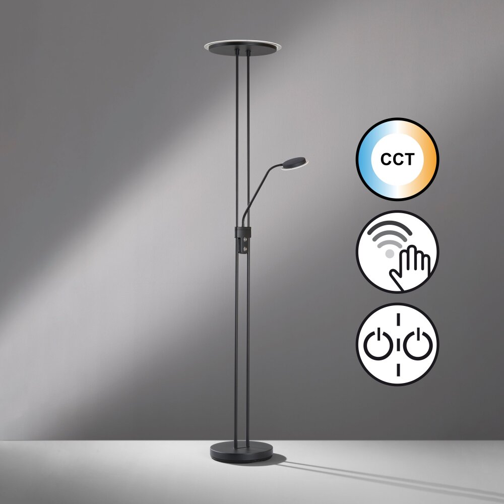 Fischer & Honsel Driva Uplighter LED Zwart, 1-licht main product photo