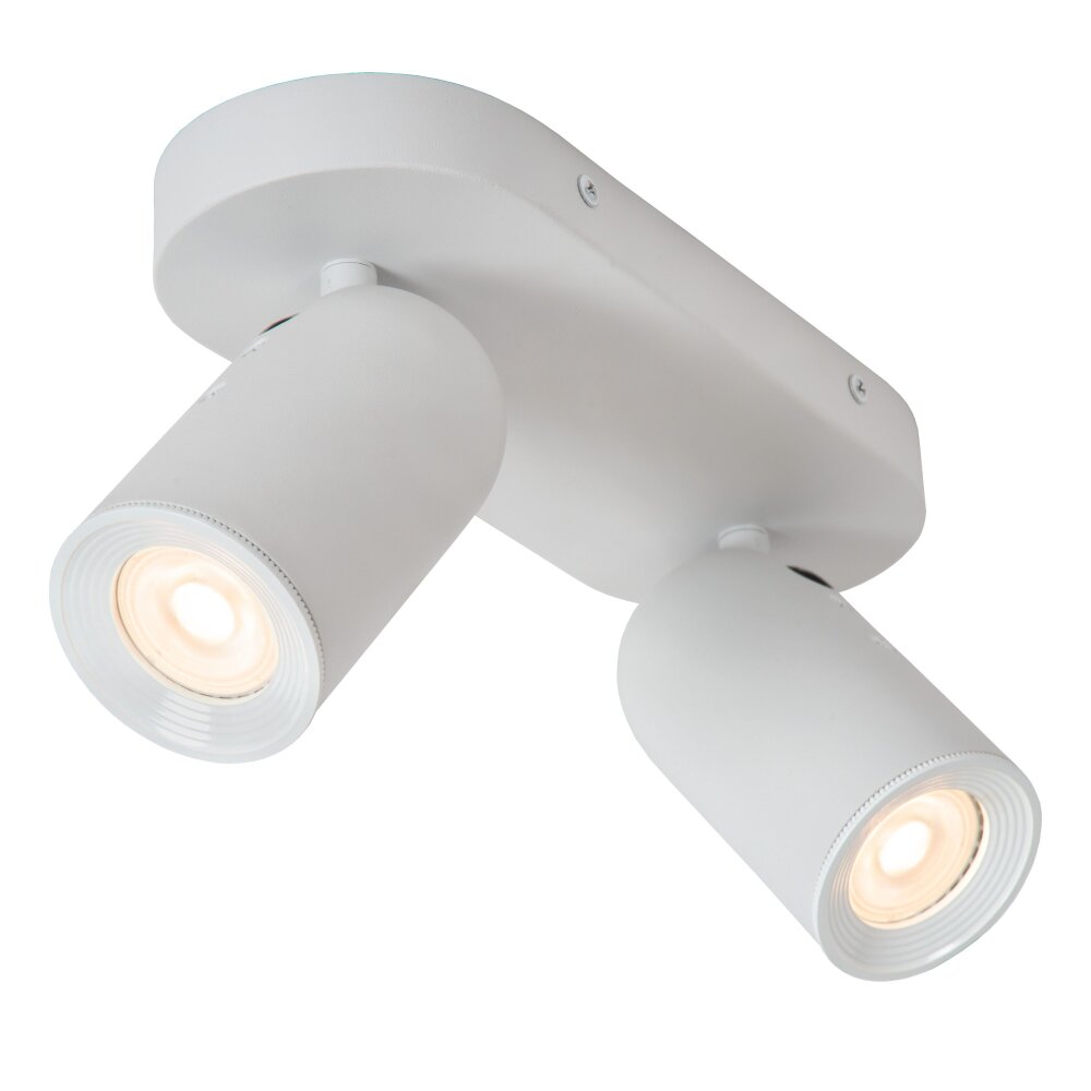 Lucide PUNCH Plafondlamp Wit, 2-lichts