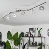 Villenauxe Plafondlamp LED Nikkel mat, 6-lichts