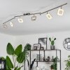 Villenauxe Plafondlamp LED Nikkel mat, 6-lichts