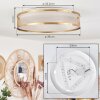 Quintinha Plafondlamp LED Wit, 1-licht