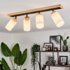 Represita Plafondlamp Natuurlijke kleuren, Zwart, 4-lichts