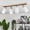Represita Plafondlamp Natuurlijke kleuren, Zwart, 4-lichts