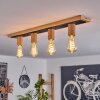 Represita Plafondlamp Natuurlijke kleuren, Zwart, 4-lichts