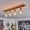 Represita Plafondlamp Natuurlijke kleuren, Zwart, 4-lichts