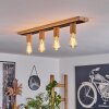 Represita Plafondlamp Natuurlijke kleuren, Zwart, 4-lichts