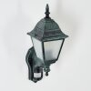 Naofe Buiten muurverlichting Groen, Zwart, 1-licht, Bewegingsmelder