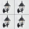 Naofe Buiten muurverlichting Zwart, 1-licht