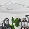 Crum Plafondpaneel LED Wit, 1-licht, Afstandsbediening