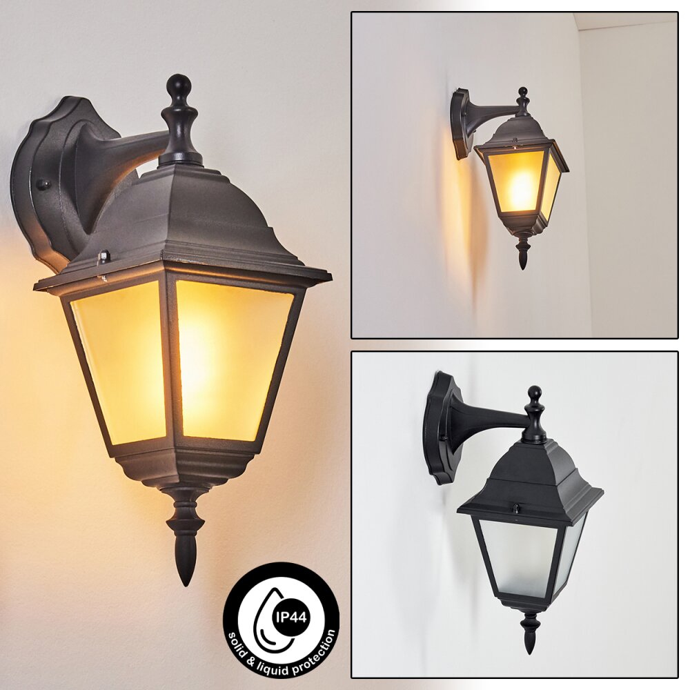 Naofe Buiten muurverlichting Zwart, 1-licht main product photo