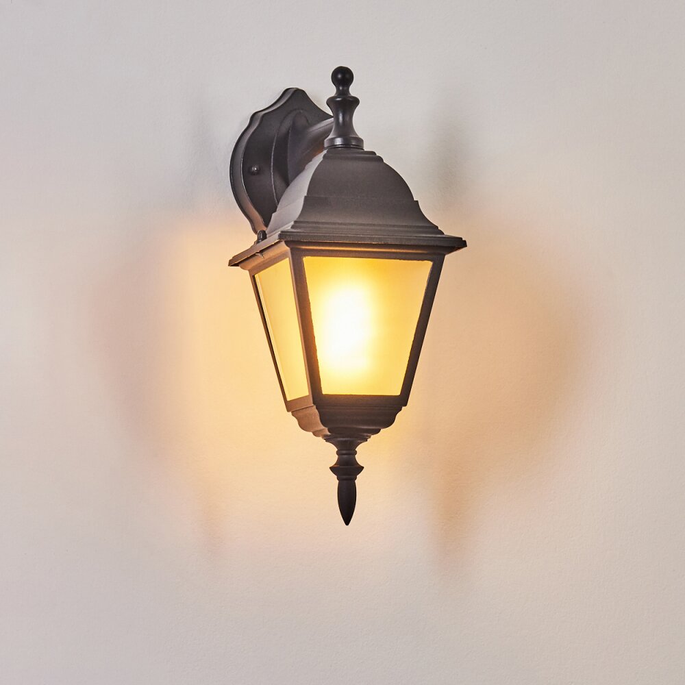 Naofe Buiten muurverlichting Zwart, 1-licht