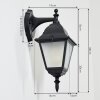 Naofe Buiten muurverlichting Zwart, 1-licht