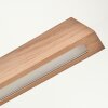 Llevallol Hanglamp LED Natuurlijke kleuren, Nikkel mat, 3-lichts