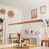 Llevallol Hanglamp LED Natuurlijke kleuren, Nikkel mat, 3-lichts