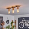Represita Plafondlamp Natuurlijke kleuren, Zwart, 3-lichts