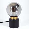 Flawil Tafellamp Messing, Zwart, 1-licht