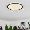 Hooper Plafondpaneel LED Zwart, 1-licht