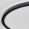 Hooper Plafondpaneel LED Zwart, 1-licht