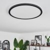 Hooper Plafondpaneel LED Zwart, 1-licht