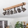 Pehefito Plafondlamp Bruin, Zwart, 6-lichts