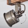 Pehefito Plafondlamp Bruin, Zwart, 6-lichts