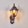 Naofe Buiten muurverlichting Zwart, 1-licht, Bewegingsmelder