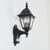 Naofe Buiten muurverlichting Zwart, 1-licht, Bewegingsmelder