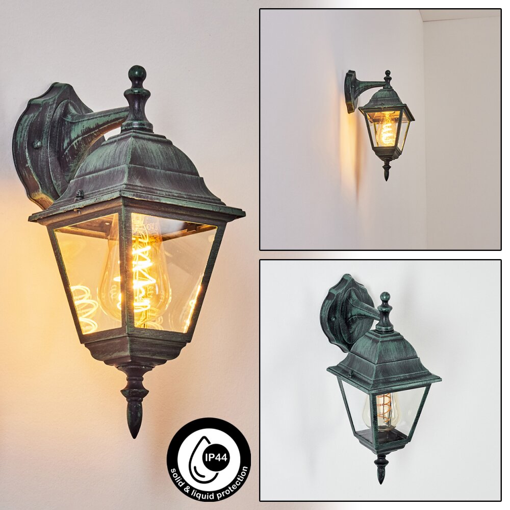 Naofe Buiten muurverlichting Groen, Zwart, 1-licht main product photo