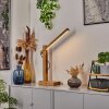 Anga Tafellamp LED Chroom, Natuurlijke kleuren, 1-licht