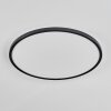 Hooper Plafondpaneel LED Zwart, 1-licht