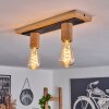 Represita Plafondlamp Bruin, Zwart, 2-lichts