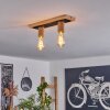 Represita Plafondlamp Bruin, Zwart, 2-lichts
