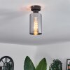Hunouri Plafondlamp Zwart, 1-licht
