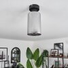 Hunouri Plafondlamp Zwart, 1-licht