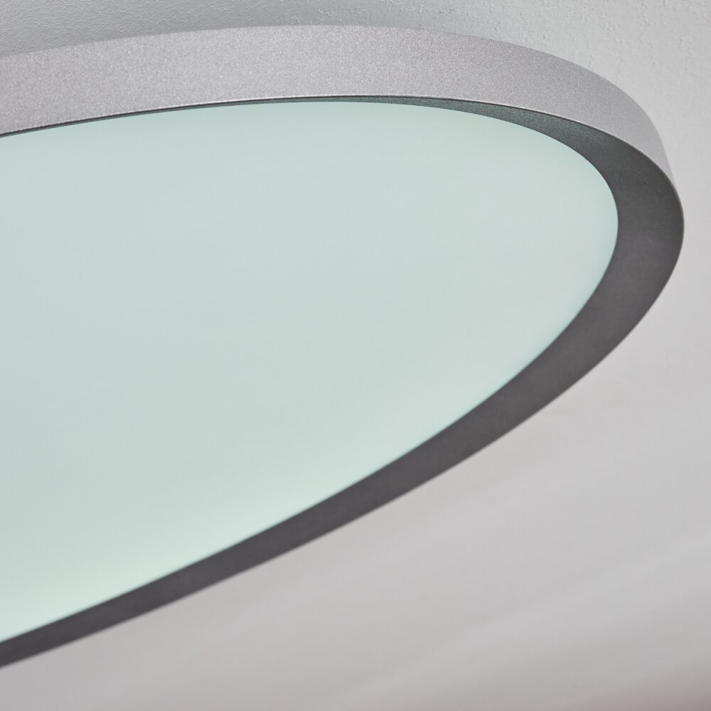 Kombito Plafondpaneel LED Zilver, Wit, 1-licht, Afstandsbediening