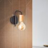 Brilliant Elyna Muurlamp Natuurlijke kleuren, Zwart, 1-licht