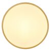Globo TIBEY Plafondpaneel LED Messing, 1-licht