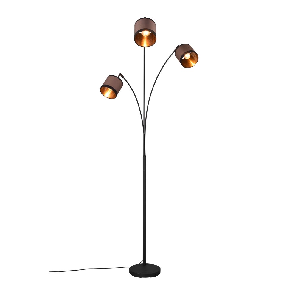Reality DAVOS Staande lamp Taupe, 3-lichts