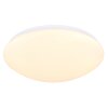Globo GWENDOLIN Plafondlamp LED Wit, 1-licht
