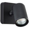 Brilliant Marty Muurlamp Zwart, 1-licht