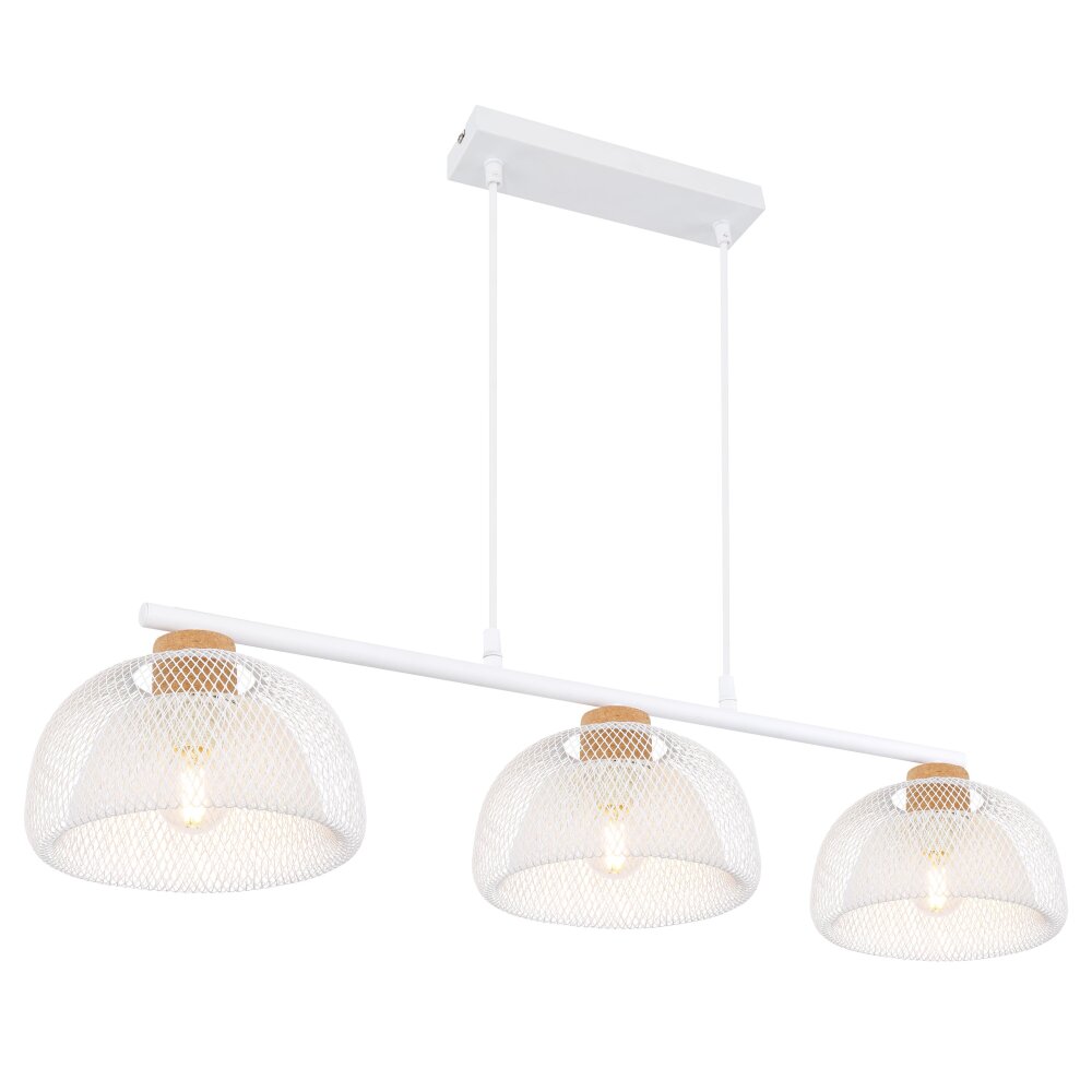 Globo VITIANO Hanger Bruin, Wit, 3-lichts main product photo