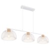 Globo VITIANO Hanger Bruin, Wit, 3-lichts