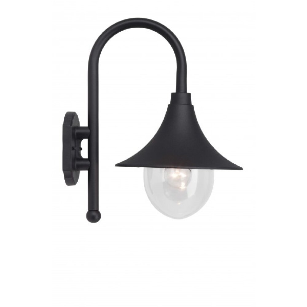 Brilliant Berna Buiten muurverlichting Zwart, 1-licht main product photo